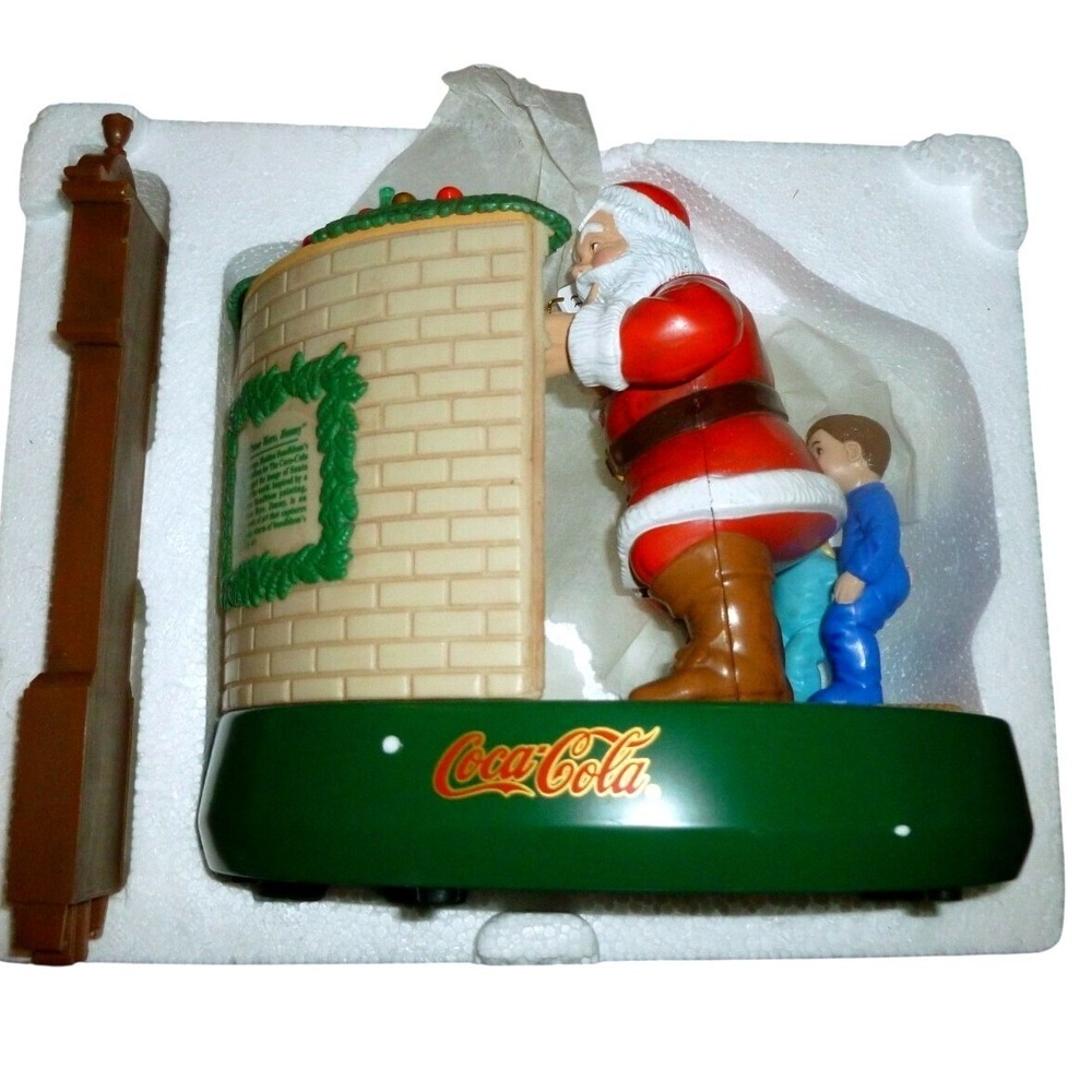 Coca-Cola Santa Bank ERTL Die-Cast Metal Musical 3rd in‎ Series B577TO 1993 Box